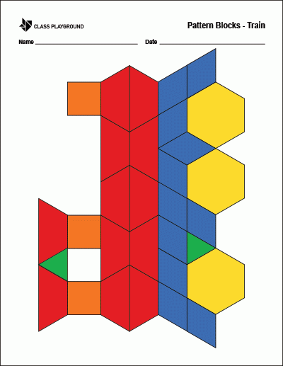 Printable Pattern Blocks