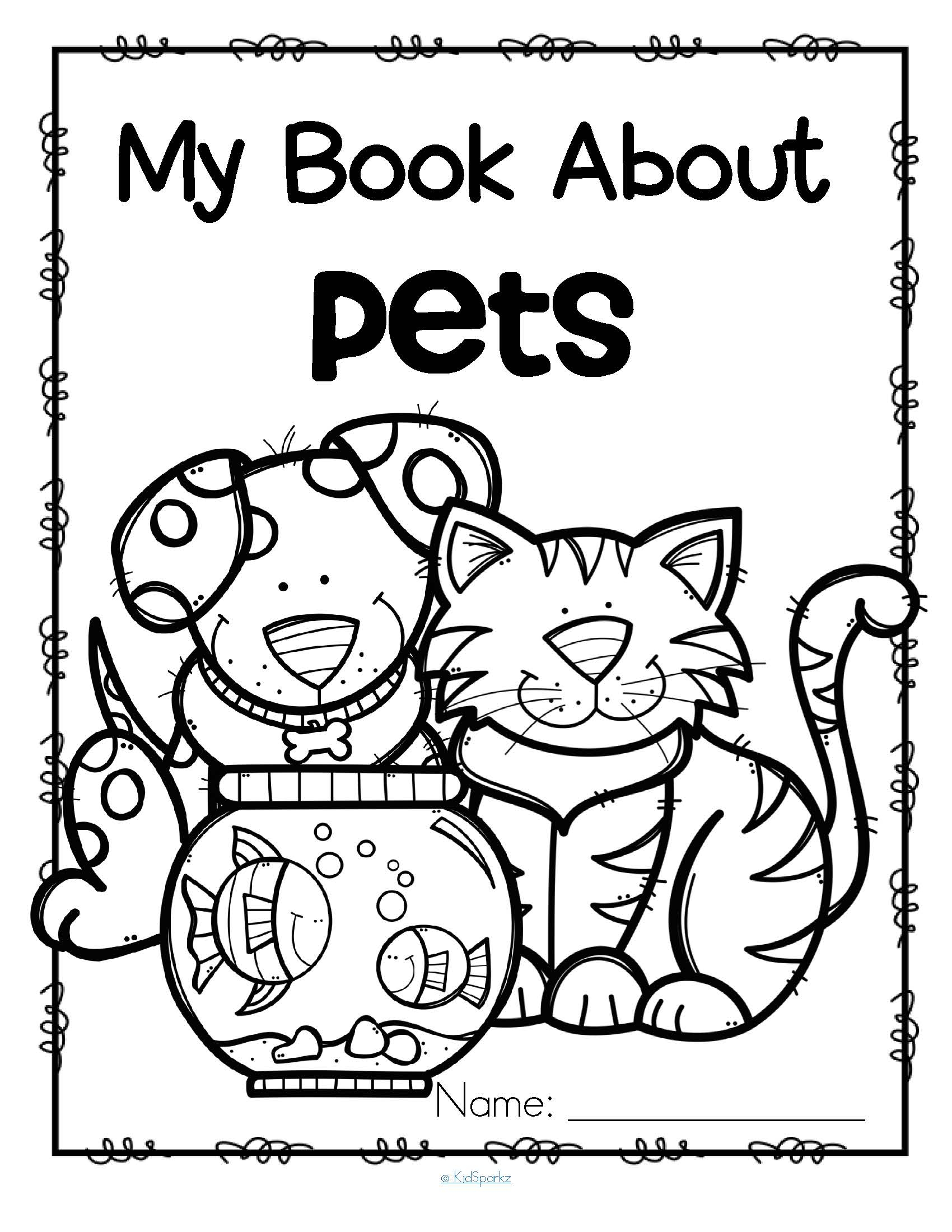 pet printable activities