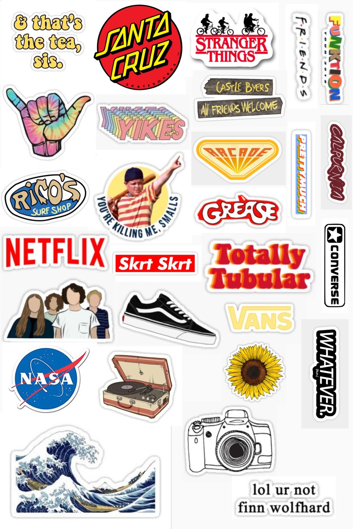 Printable Phone Case Stickers