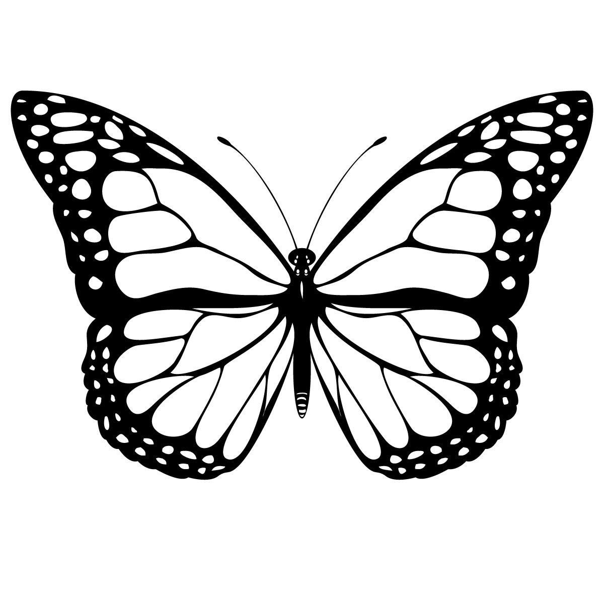Printable Pictures Of Butterflies To Color At Sasstabilizeblog Blog