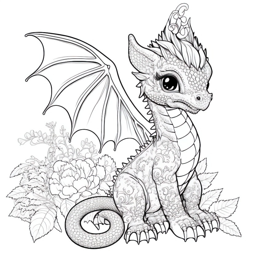 Printable Pictures Of Dragons