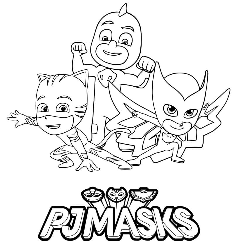pj masks printable activities