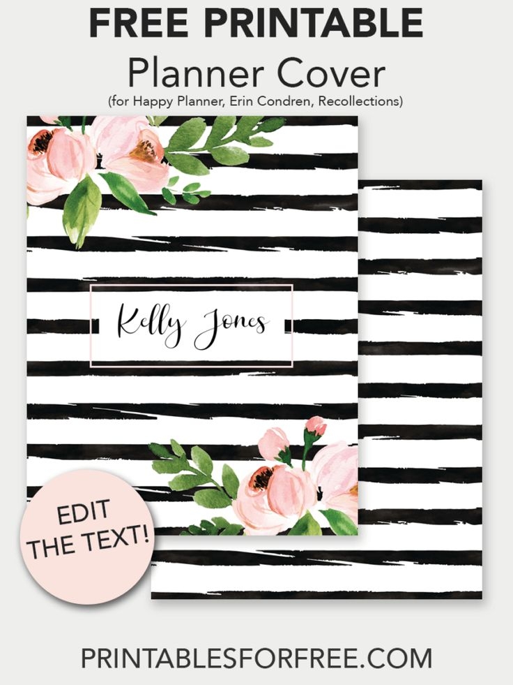 Printable Planner Cover Printable Word Searches