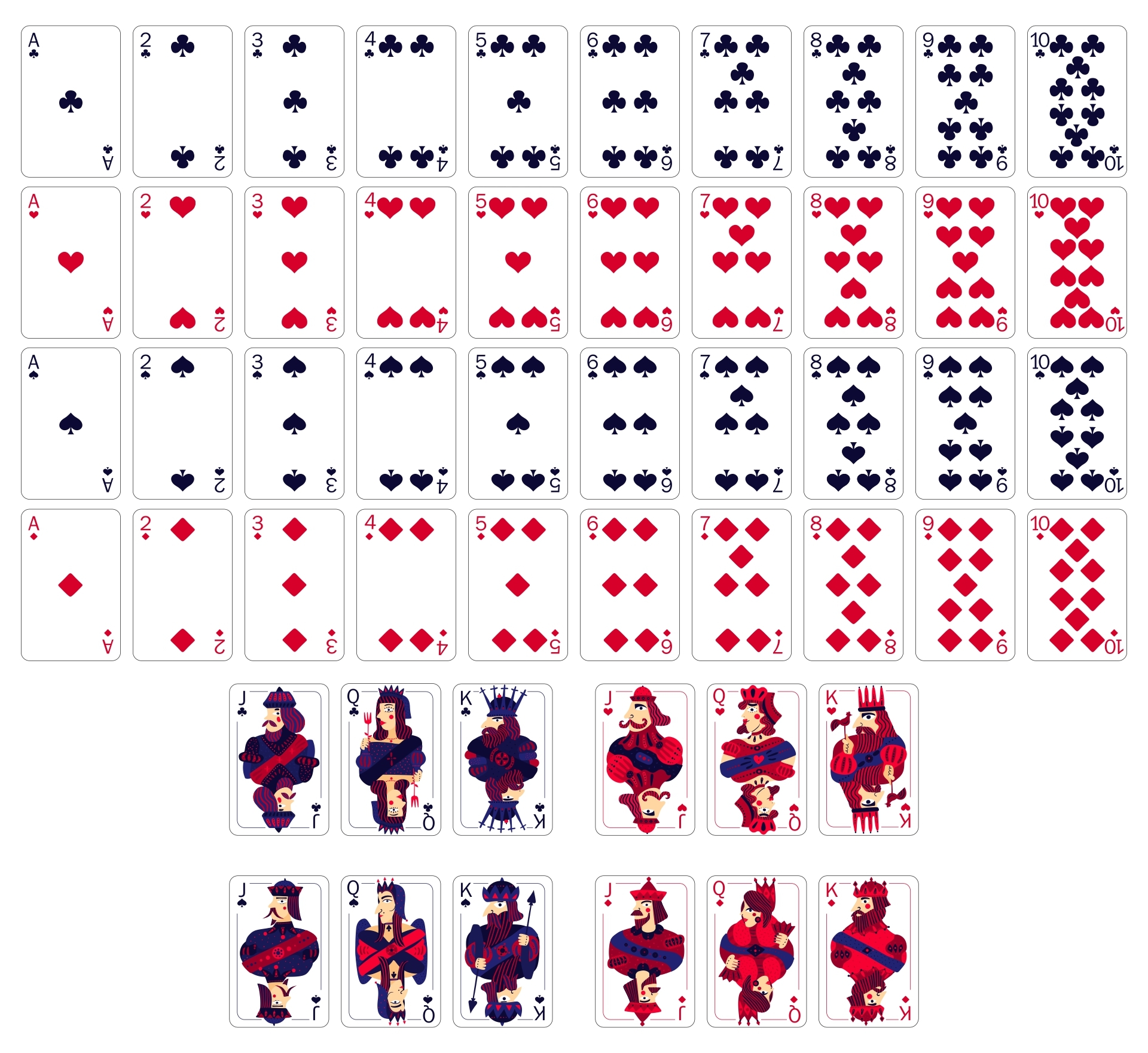 Printable Playing Card Template Printable World Holiday