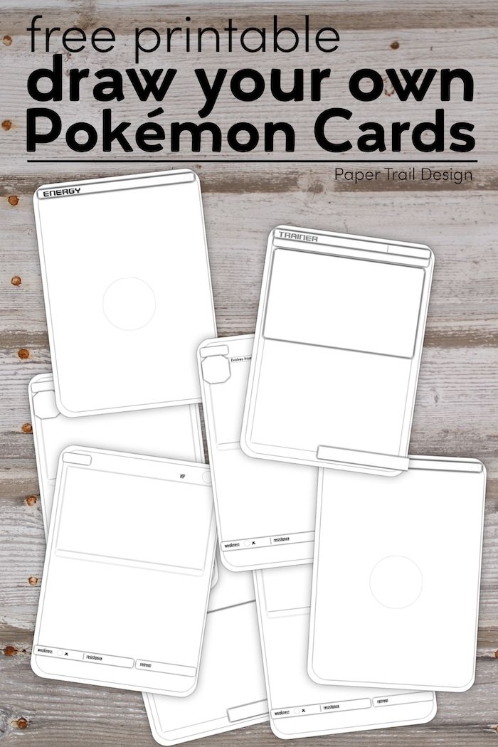 Printable Pokemon Card Template Dev onallcylinders