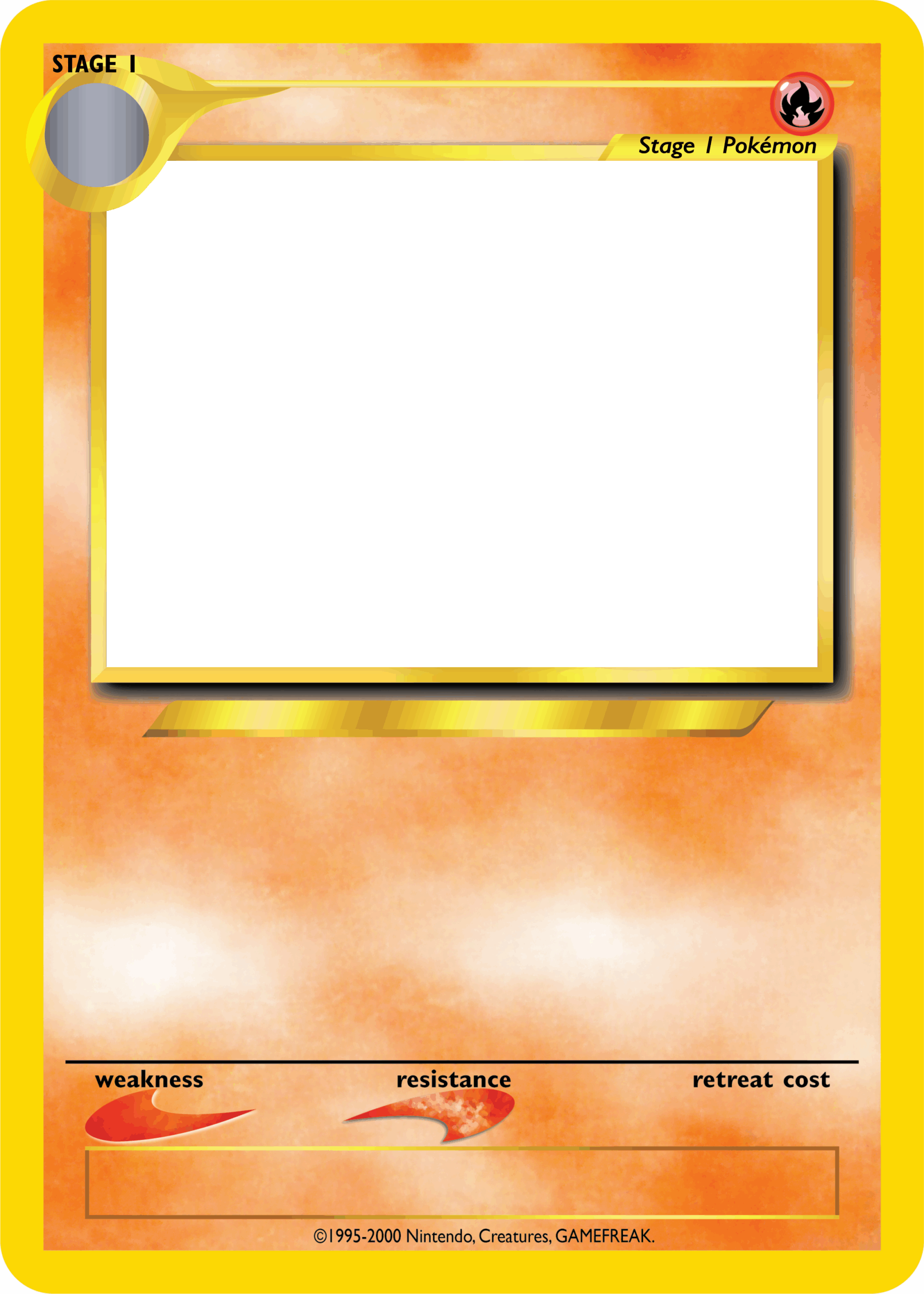 Printable Pokemon Card Template