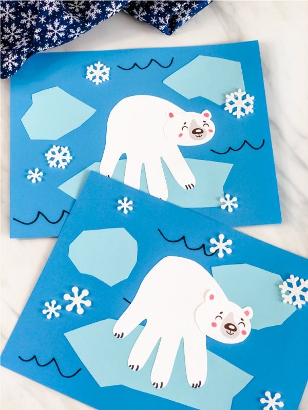Printable Polar Bear Craft Template Printable Word Searches