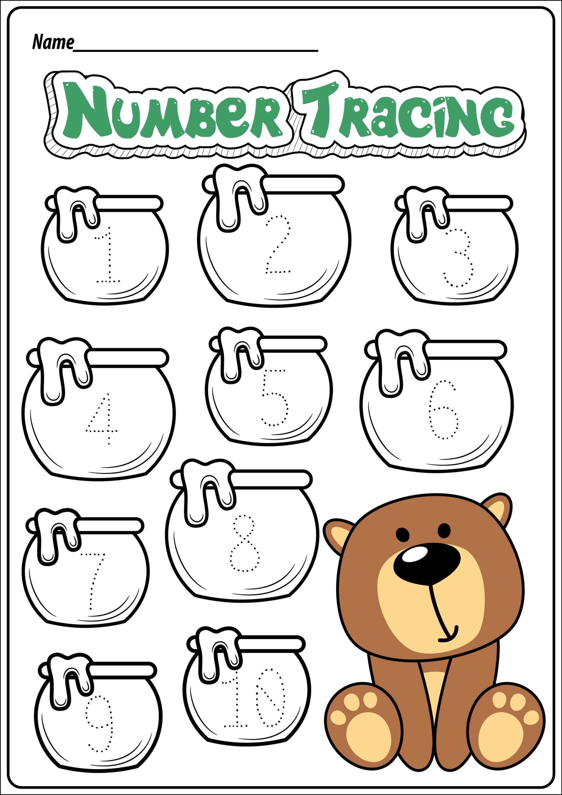 Printable Polar Bear Worksheets