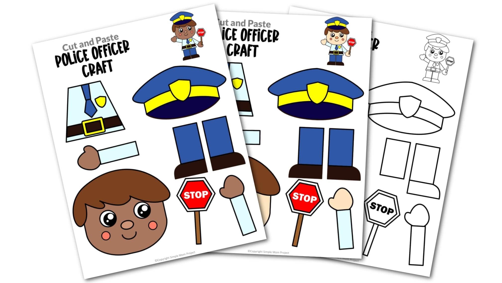 Printable Police Officer Craft