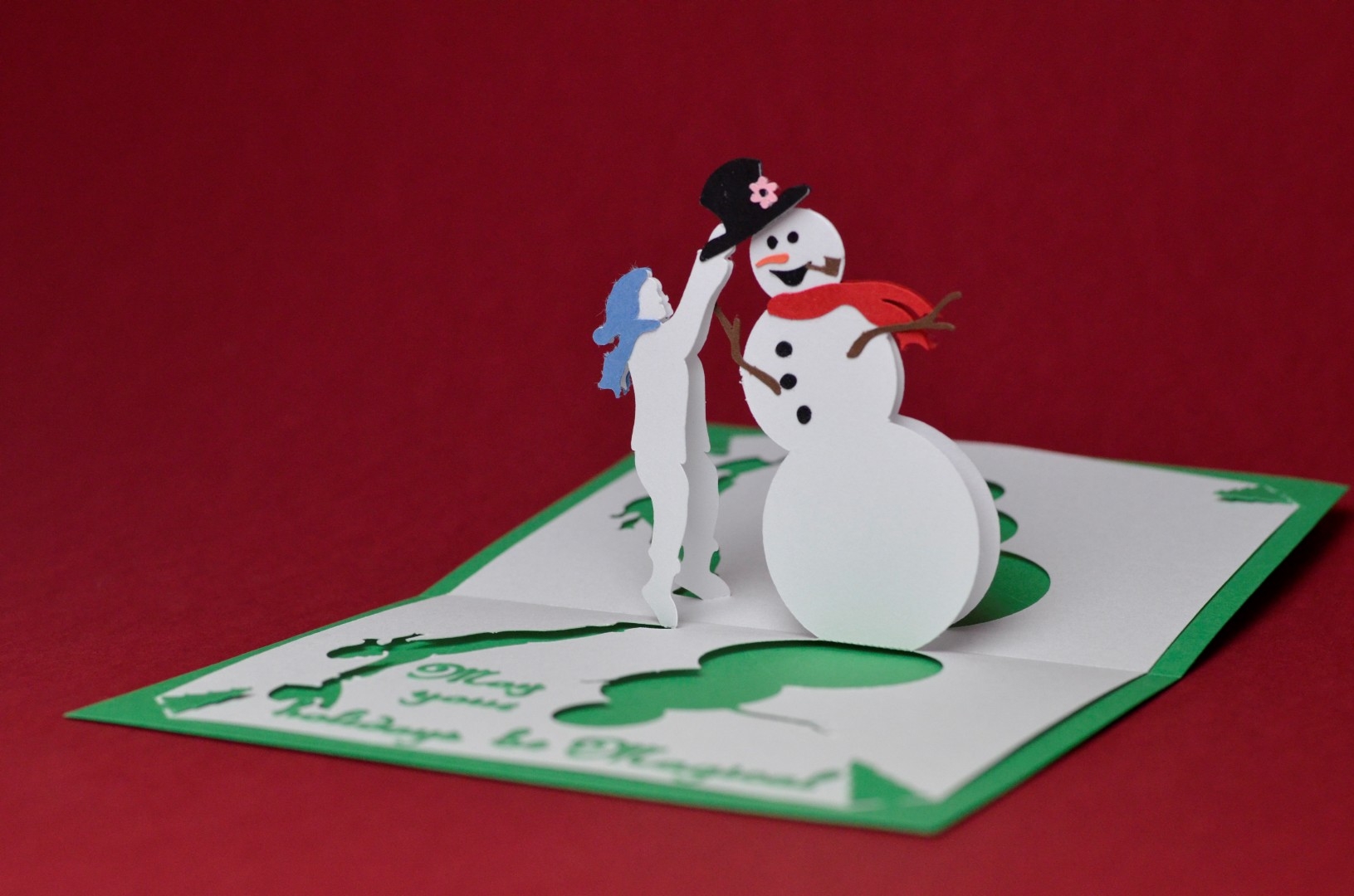 printable pop up christmas card template