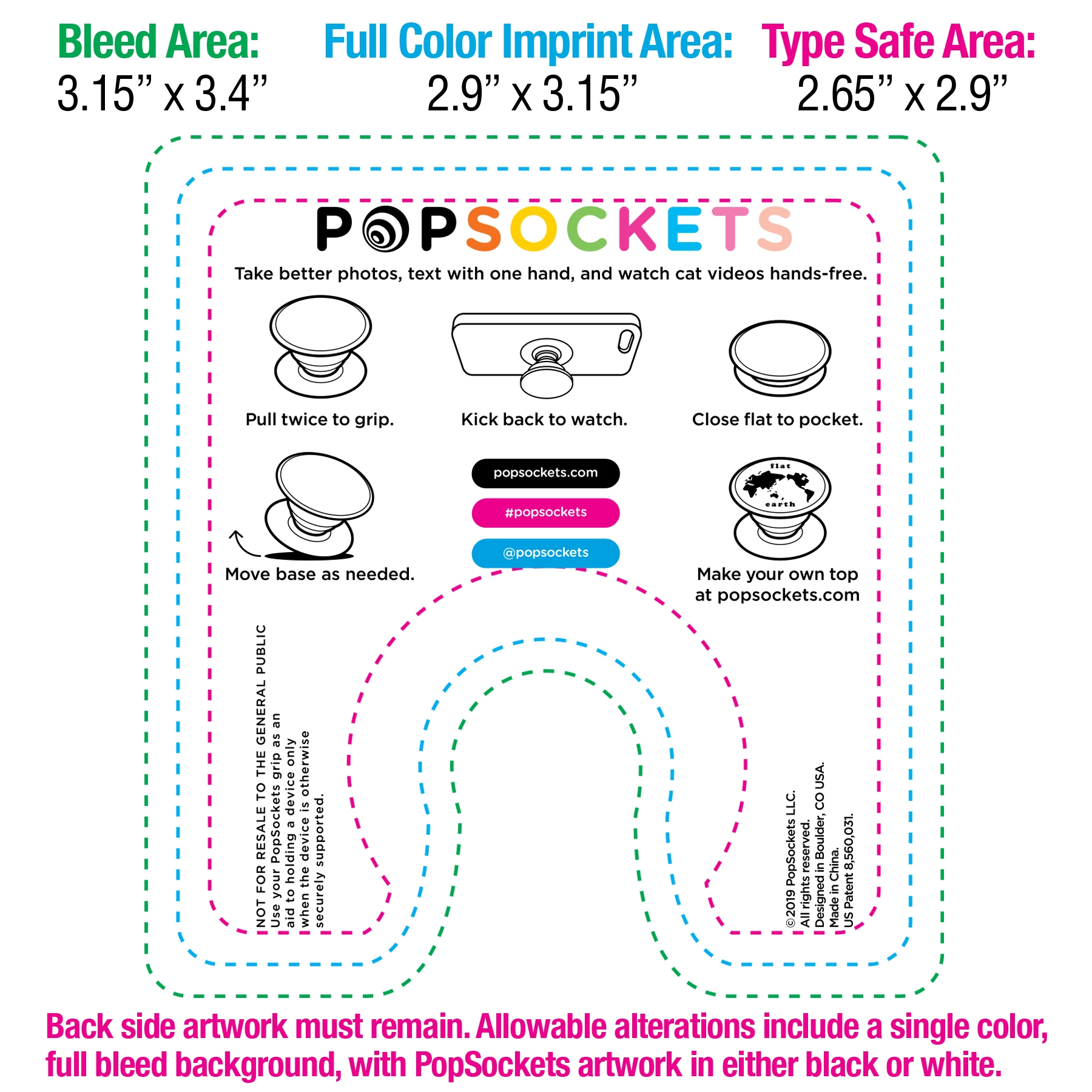 Printable Popsocket Template Printable Word Searches