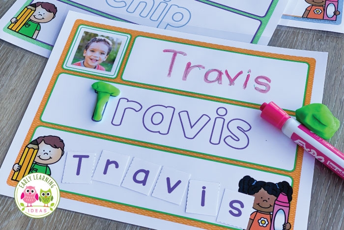 Printable Preschool Name Activities
