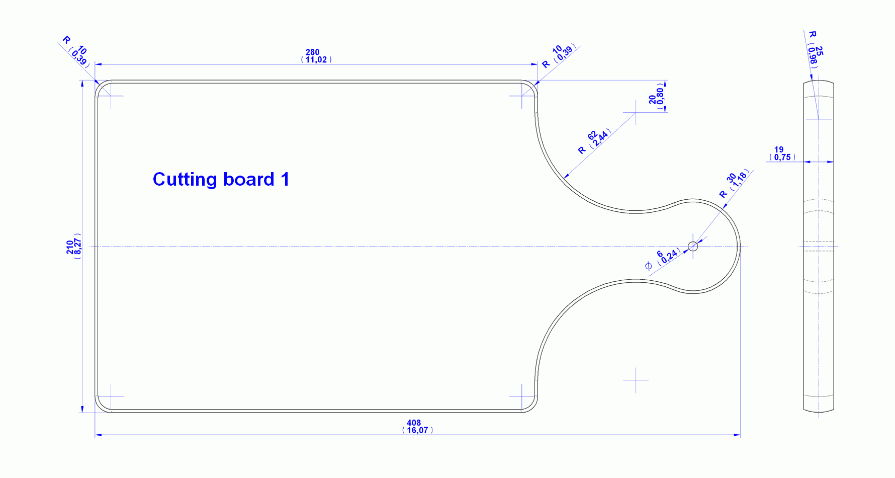 Printable Printable Patterns Cutting Board Template Printable Templates