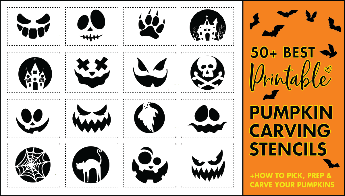 Printable Pumpkin Carving Stencils 2025 Nyssa Arabelle