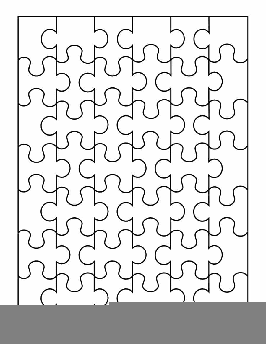 Printable Puzzle Piece Template Printable Crossword Puzzles