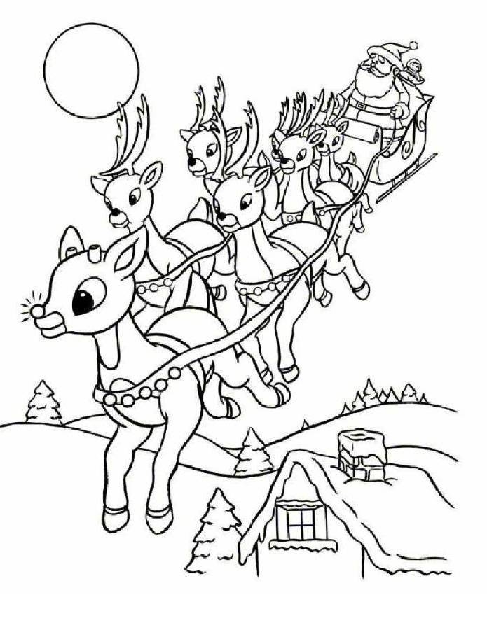 printable rudolph pictures