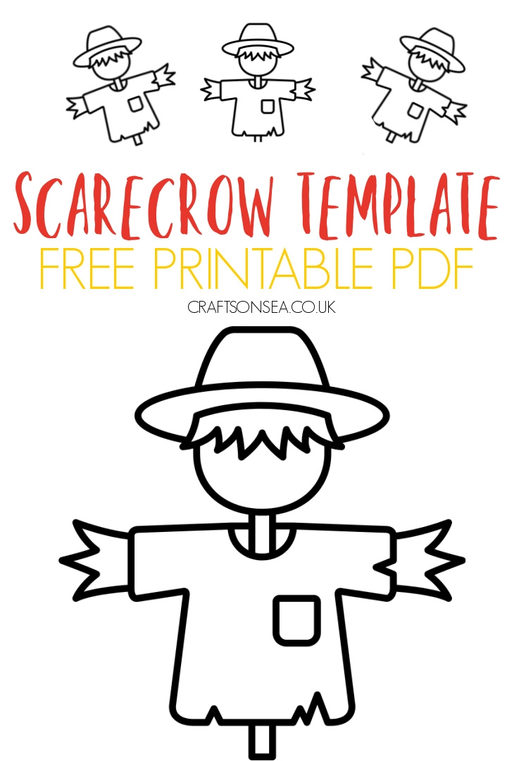 Printable Scarecrow Craft Template Printable Word Searches