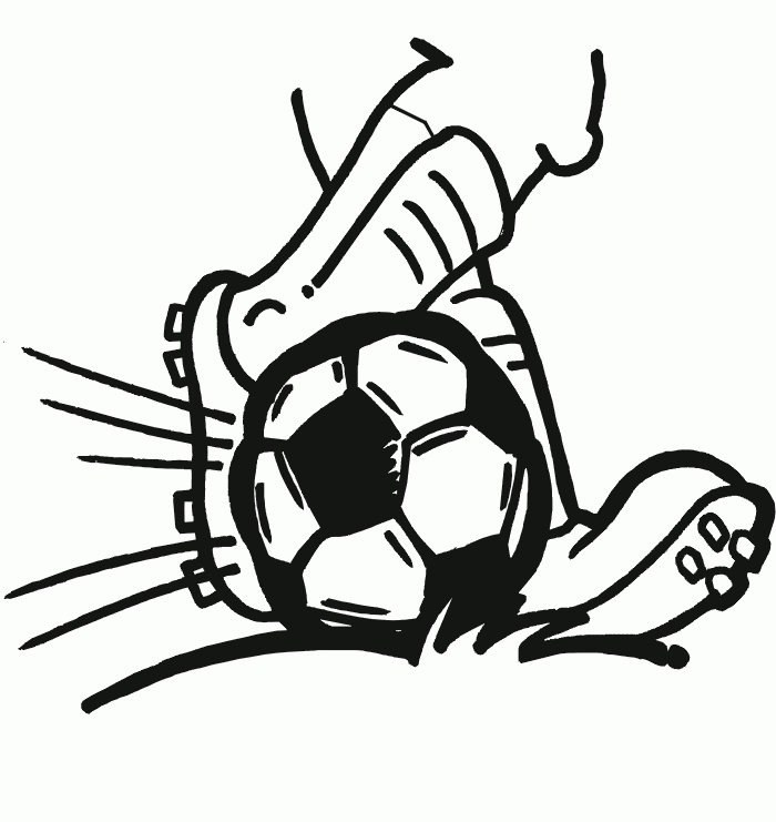 Printable Soccer Balls Coloring Home
