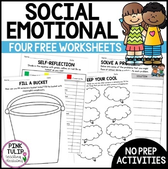 Printable Social Emotional Learning Activities Pdf