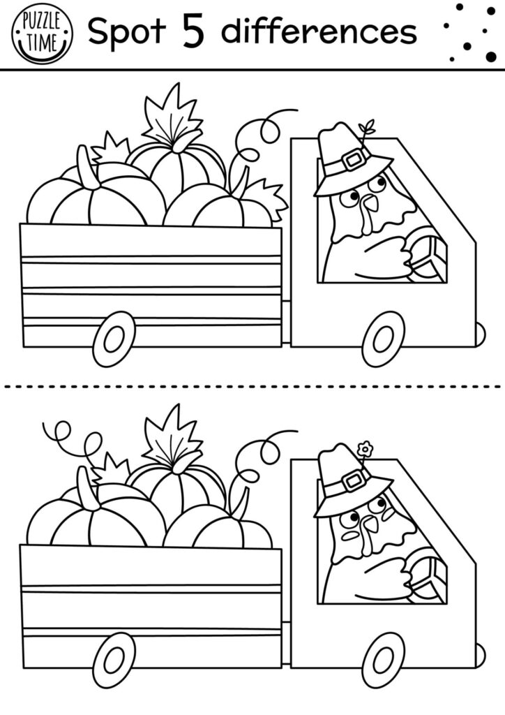Printable Spot The Difference Printable JD