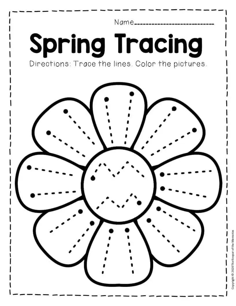 printable spring activities for preschoolers