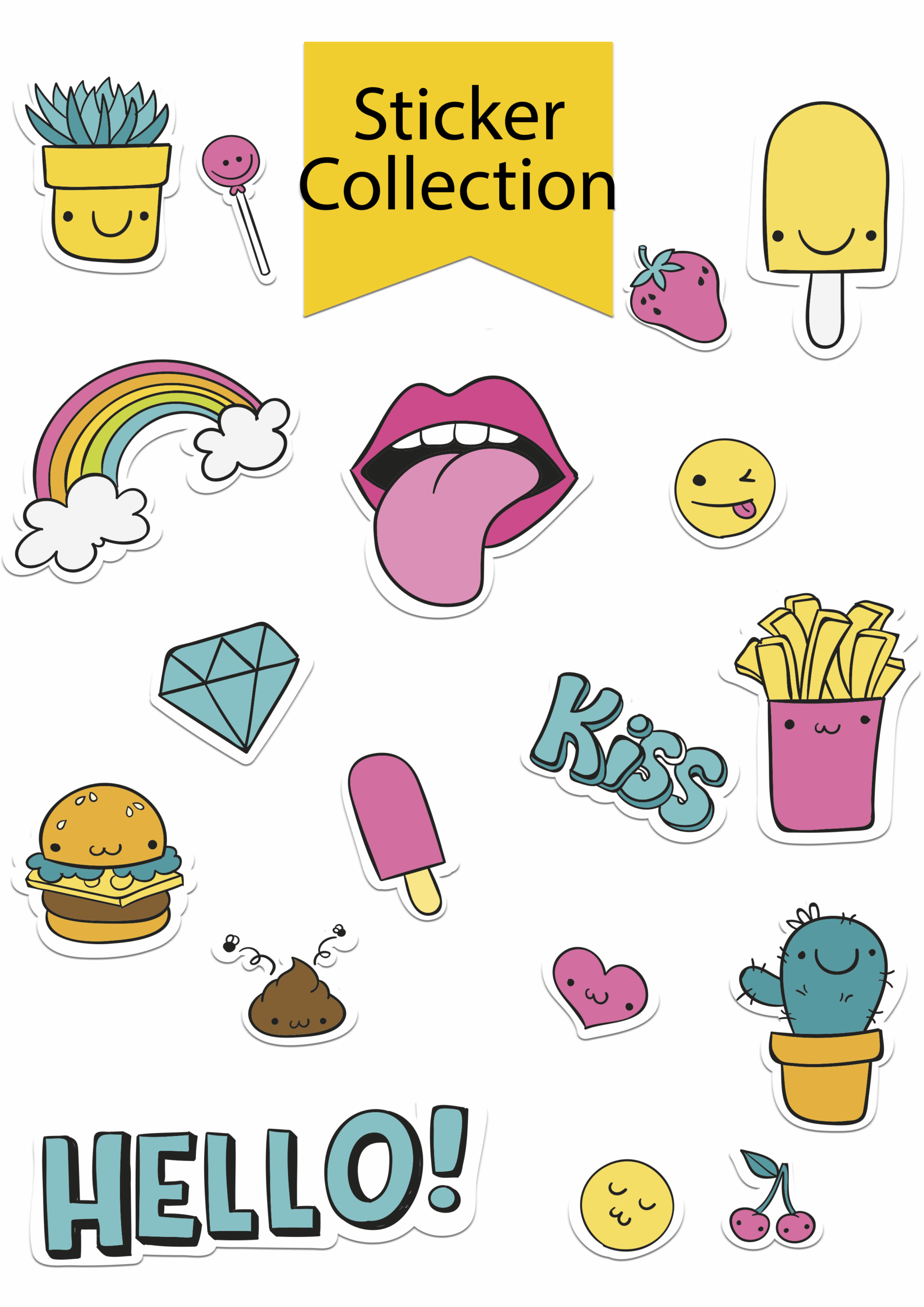 Printable Stickers Cute Printable Word Searches