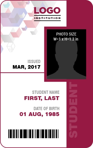 Printable Student Id Card Template Printable Templates