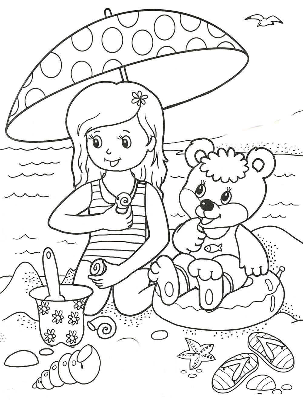 Printable Summer Coloring Pages