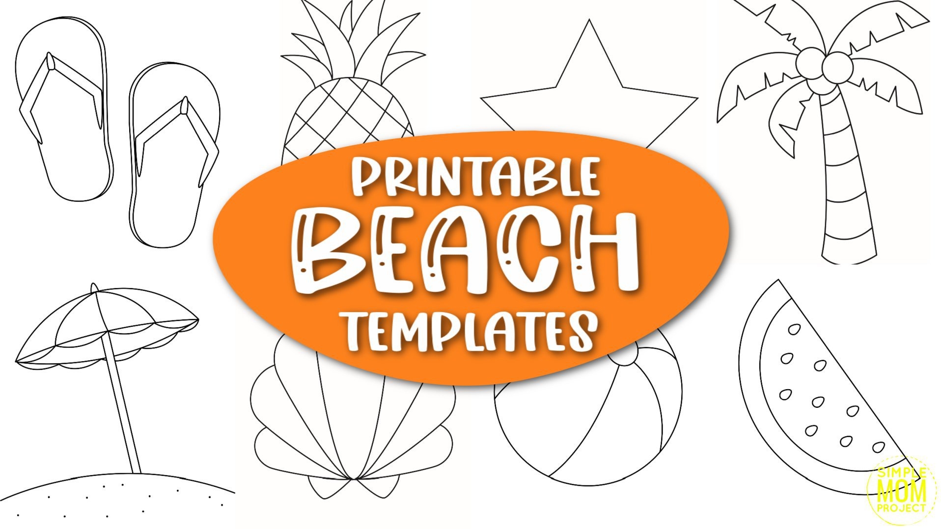 Printable Summer Craft Templates