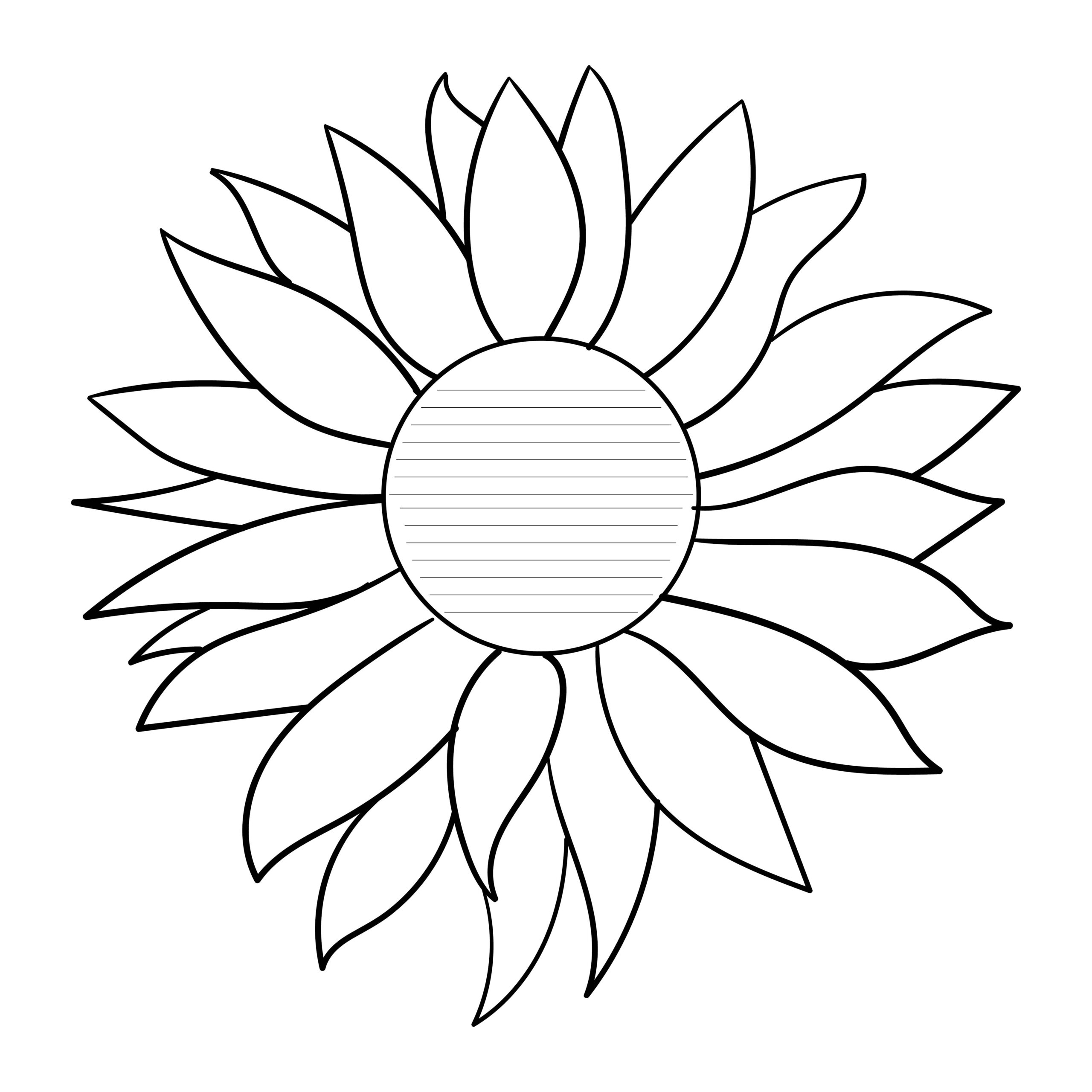 printable sunflower pictures