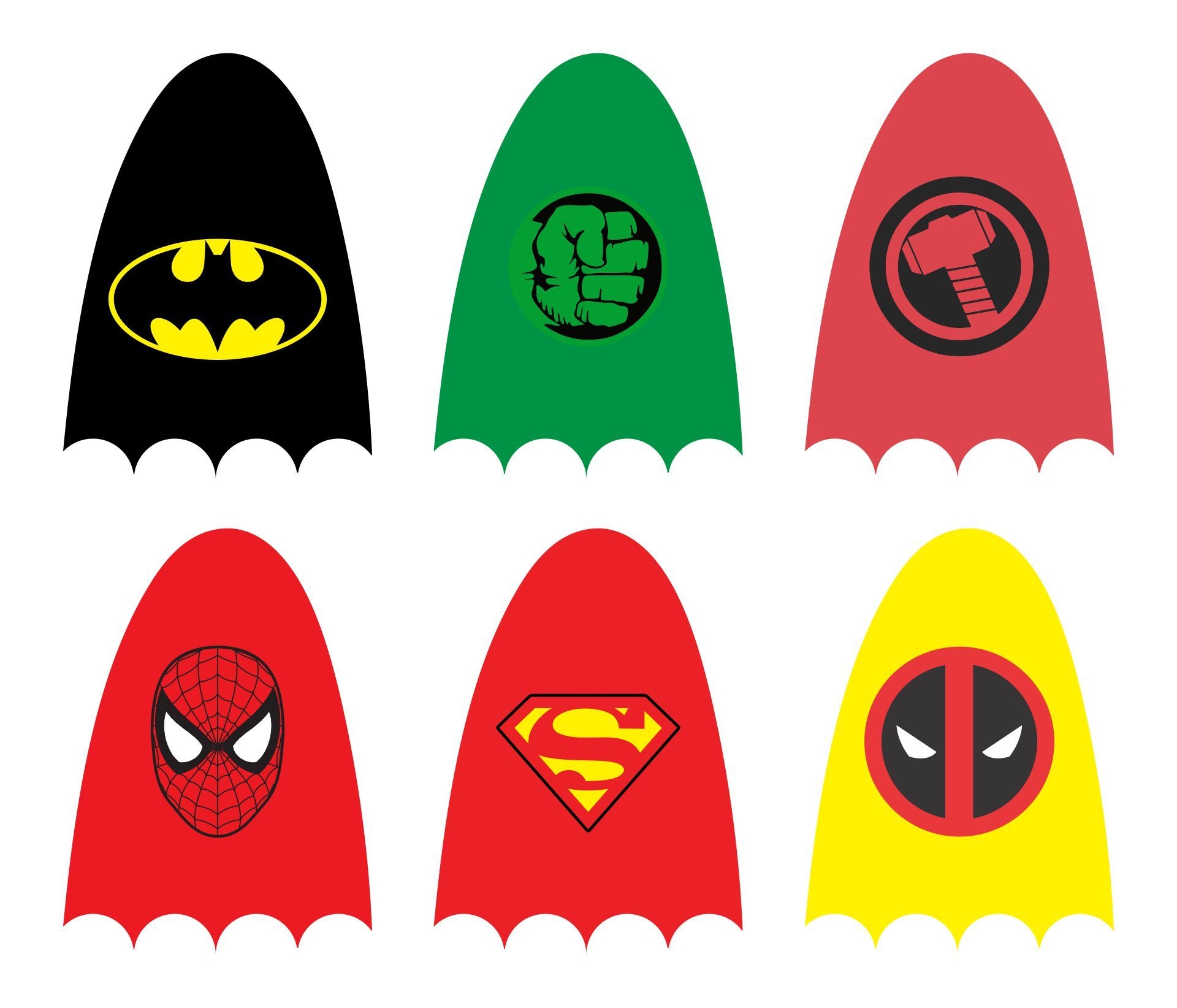 Printable Superhero Lollipop Cape Template Superhero Lollipop 