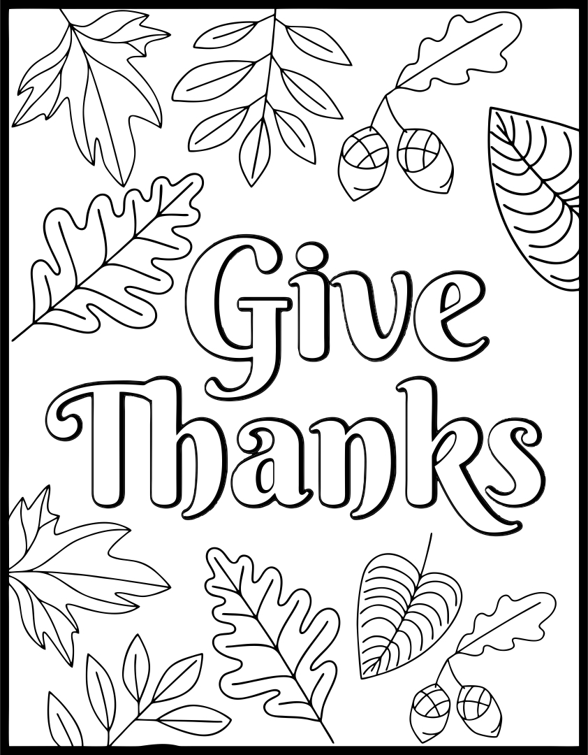 thanksgiving activity sheets printable