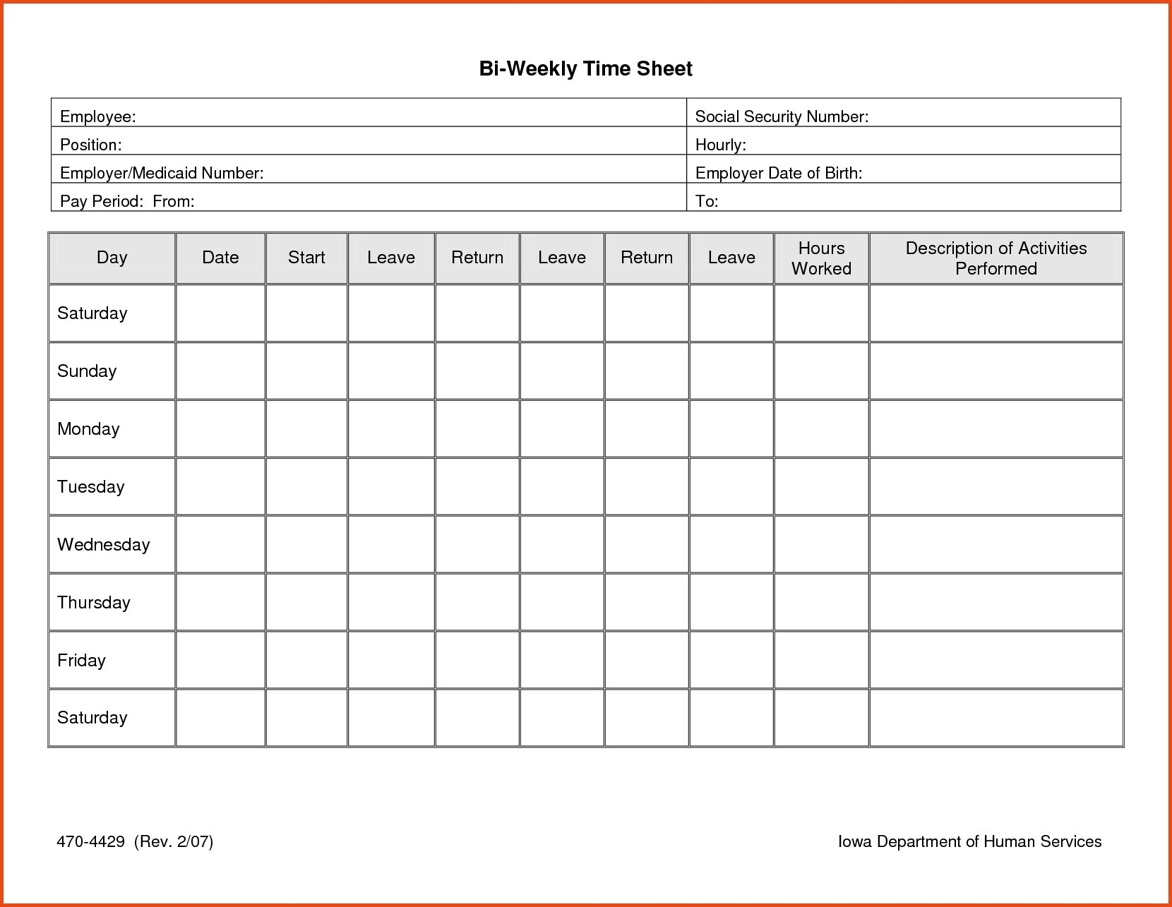 Printable Time Card Template Printable Free Templates