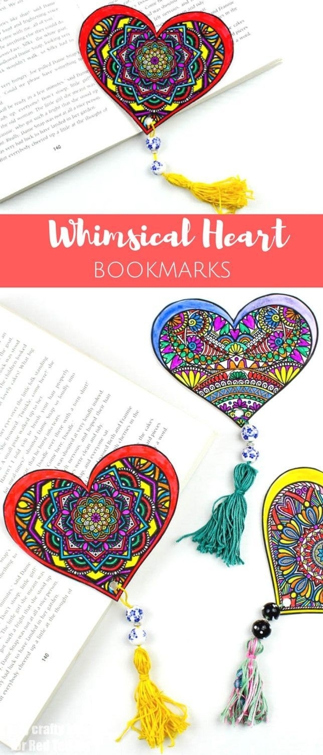 Printable Valentine 39 s Bookmark Designs For Teachers Printable