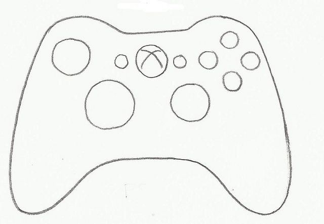 Printable Video Game Controller Template Artofit