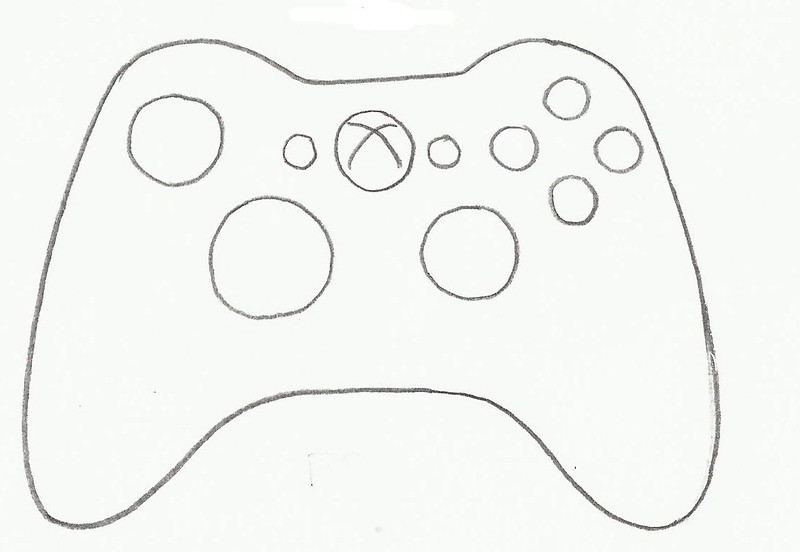Printable Video Game Controller Template Printable Templates