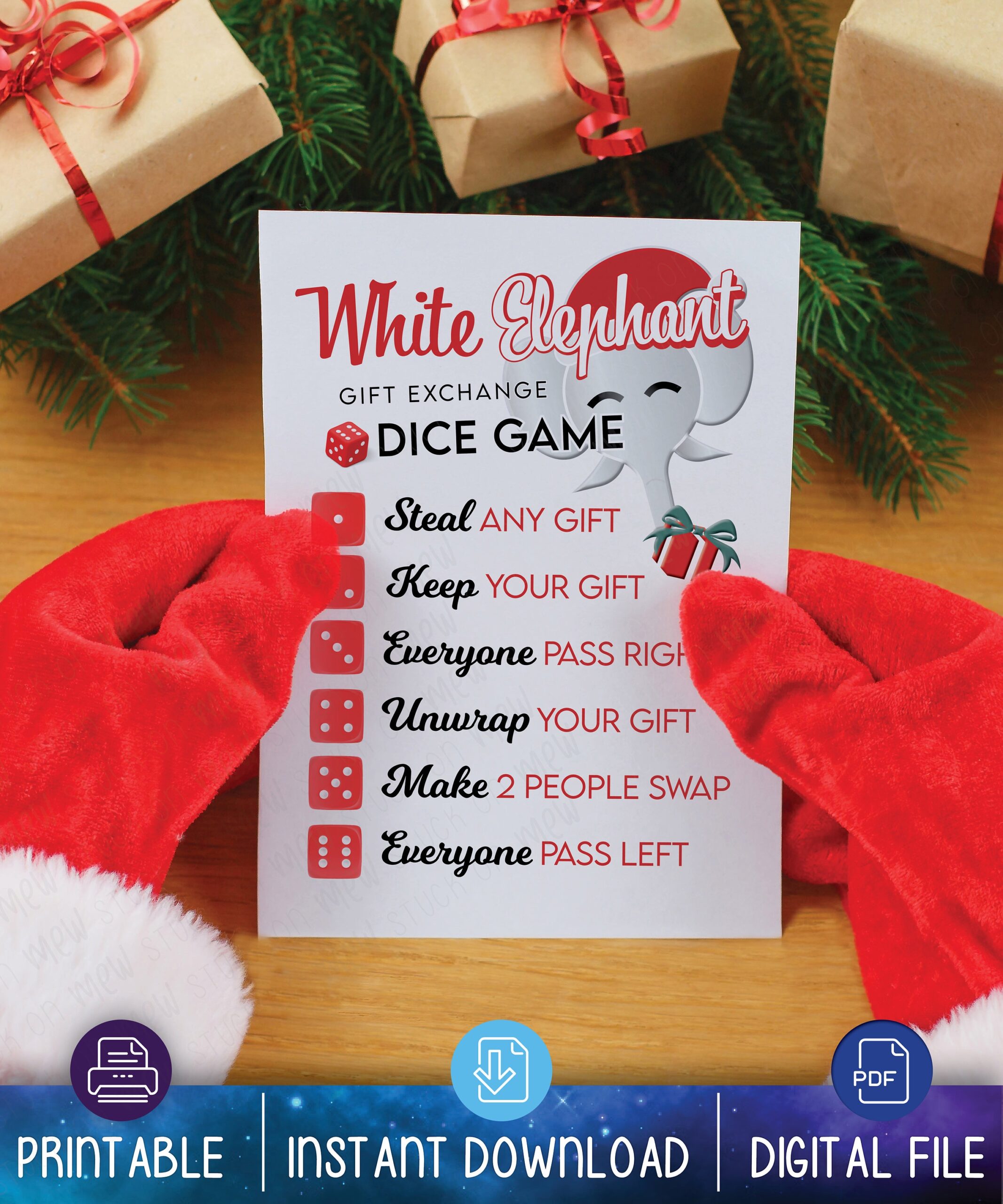 free printable elephant price is right game