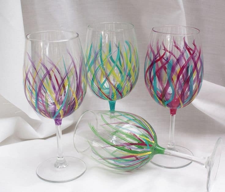 Printable Wine Glass Painting Stencils Glass Designs