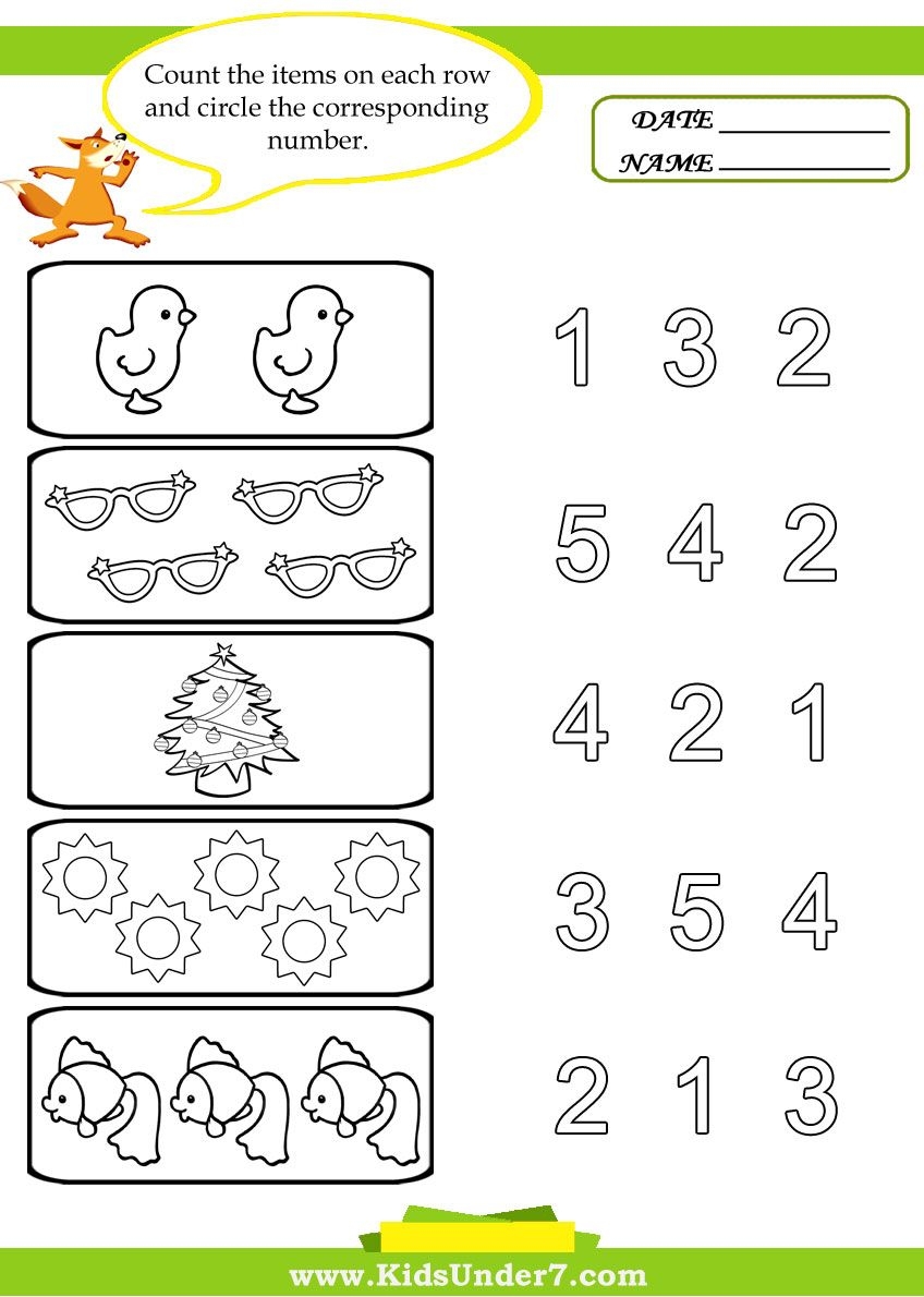 Printable Worksheets For Pre K Students Printable Worksheets