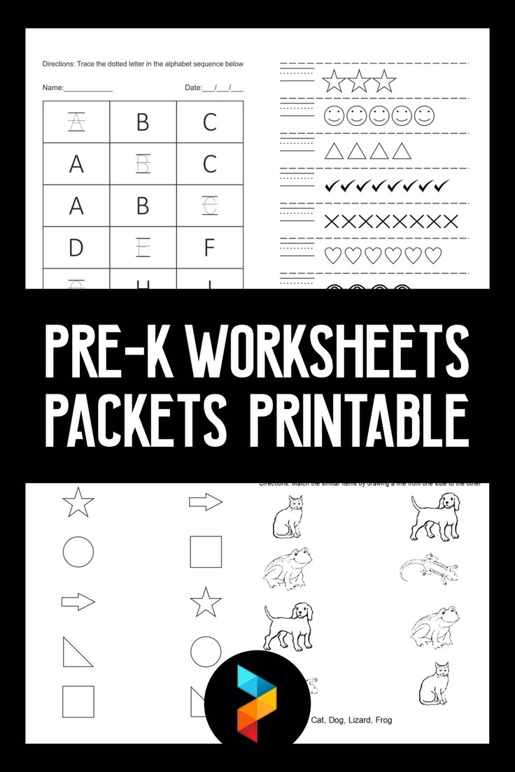 Printable Worksheets For Pre K Students To Practice Their Handwriting 