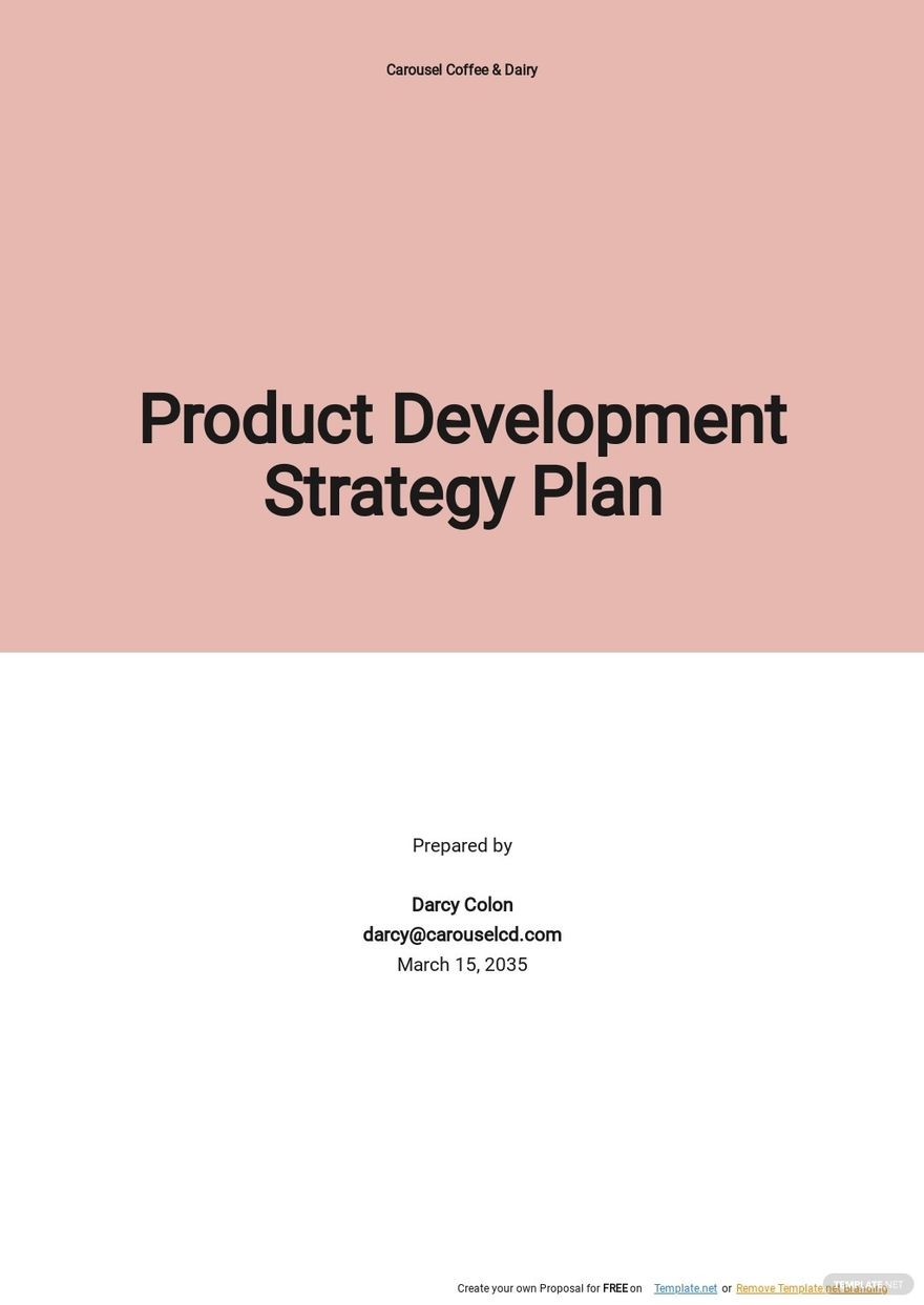 Product Development Business Plan Template Google Docs Word Apple 
