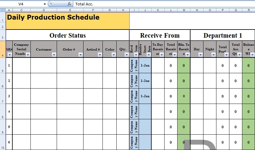 Production Plan Template Emmamcintyrephotography
