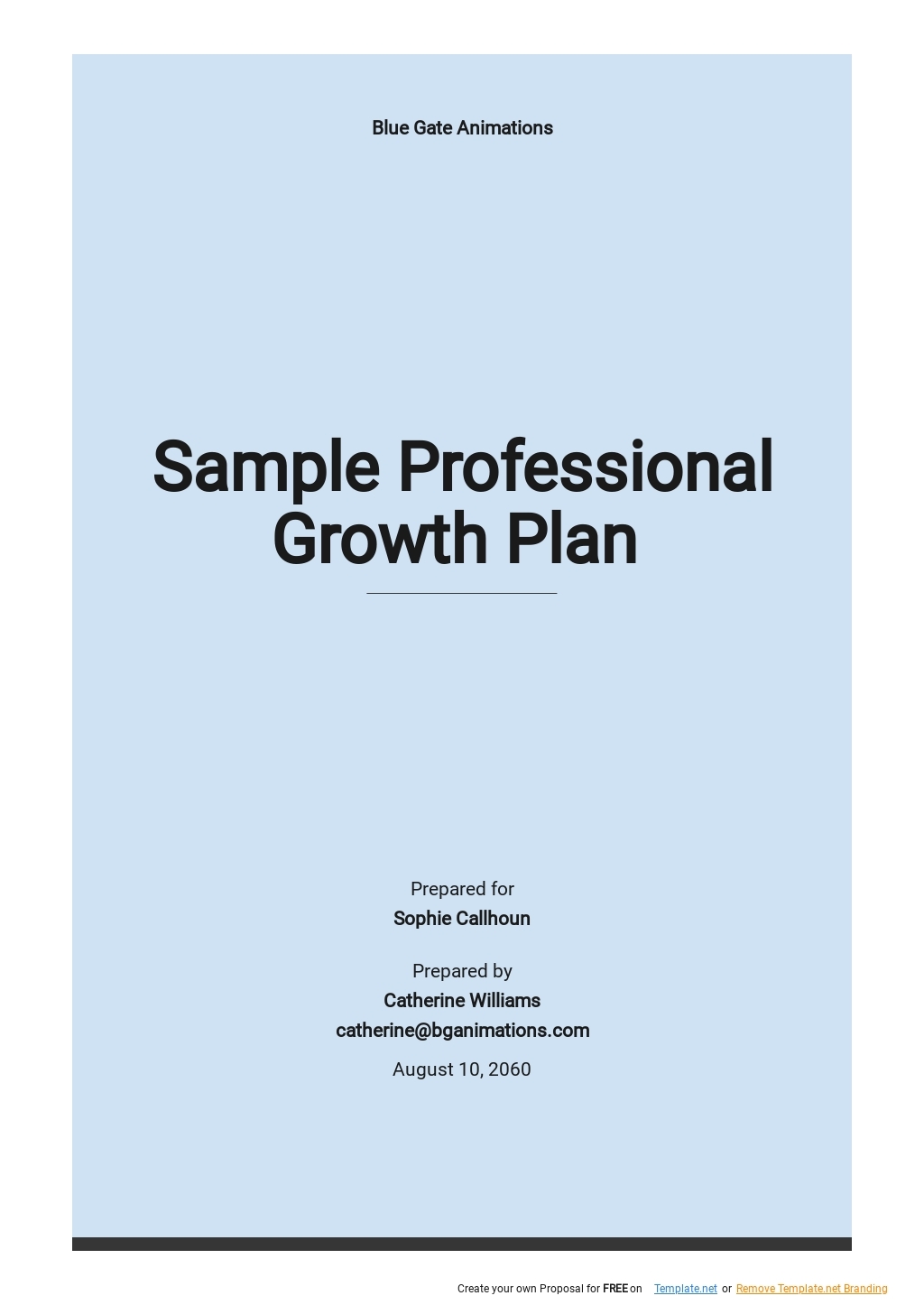 Professional Growth Plan Templates 9 Docs Free Downloads Template
