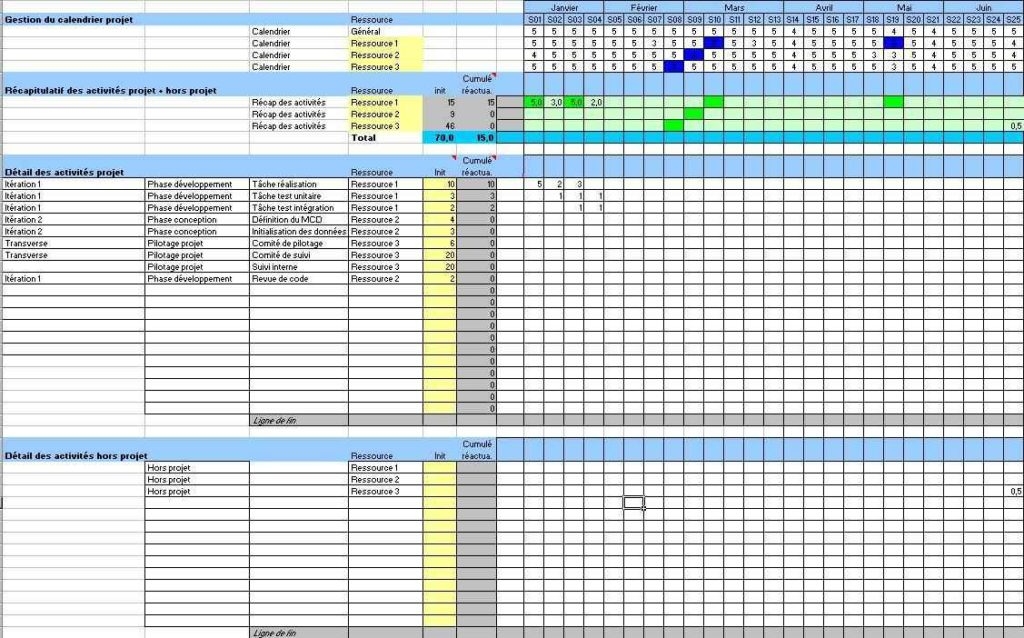 Project Plan Template Google Sheets