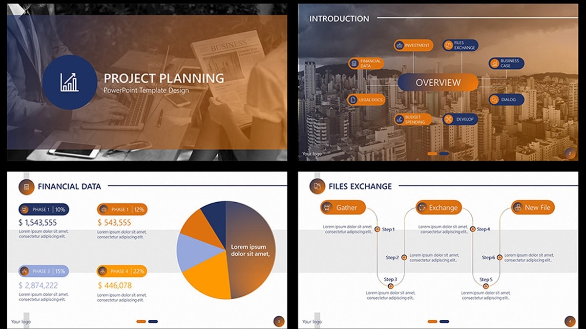 Project Presentation Ppt Template Free Download Safetyvsa