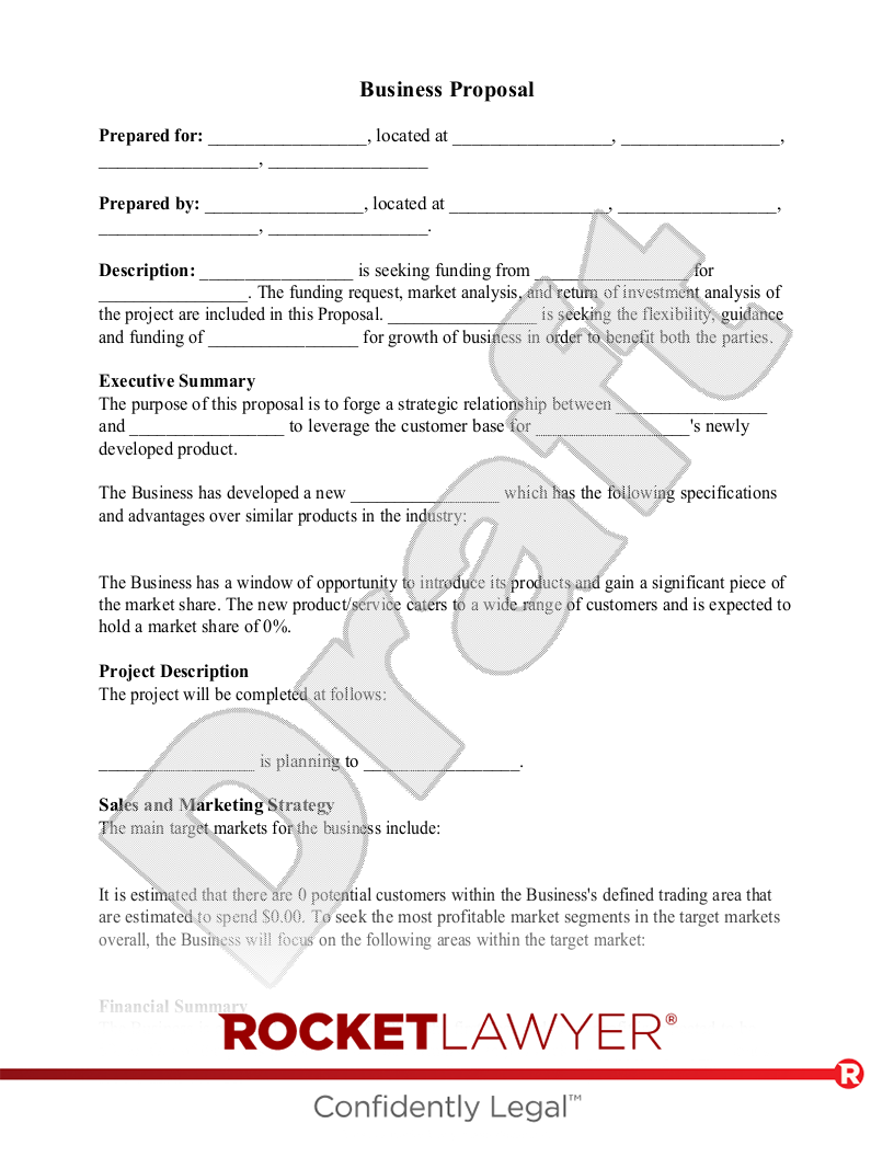 Proposal Template Business Proposal Template Free Bus Vrogue co