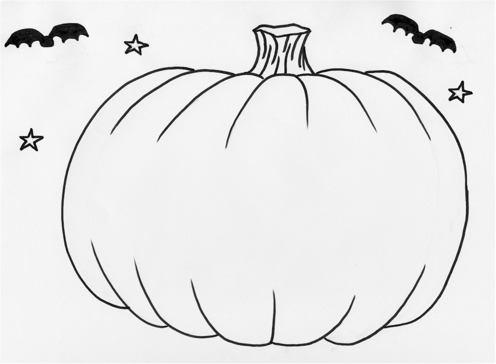 pumpkin coloring pictures printable