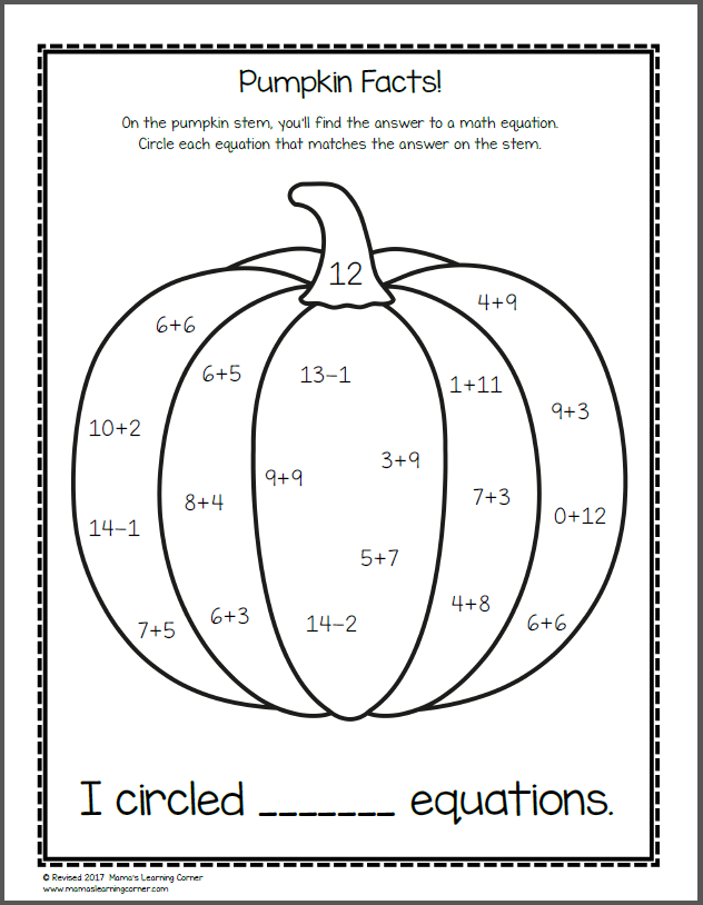 Pumpkin Printable Activities Printable Calendars AT A GLANCE
