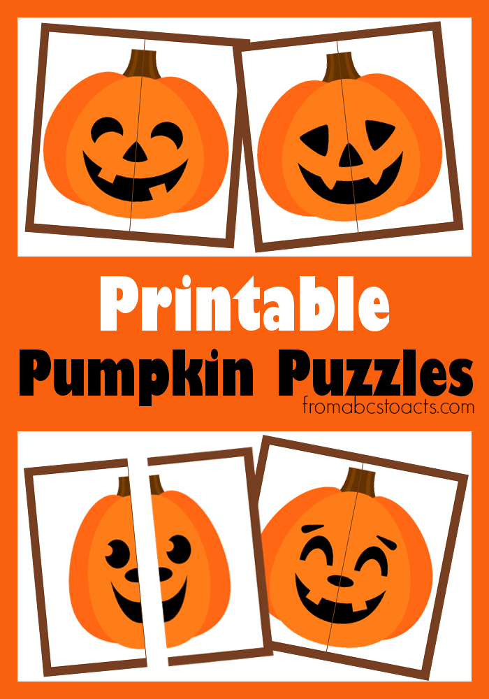 Pumpkin Printable Activities
