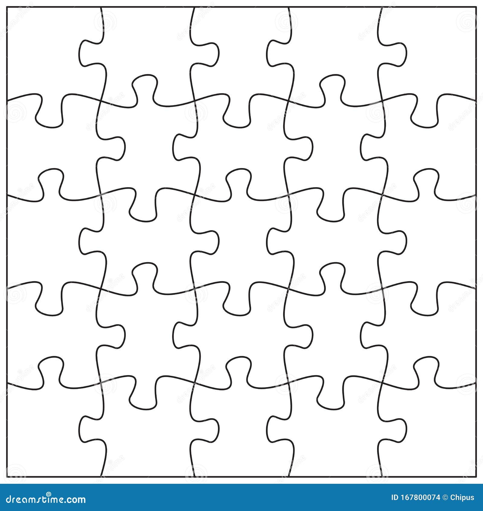 Puzzle Piece Template That Fit Together Pdf
